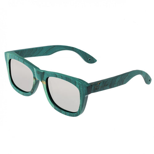 Spectrum Teal Hamilton Wood Sunglasses
